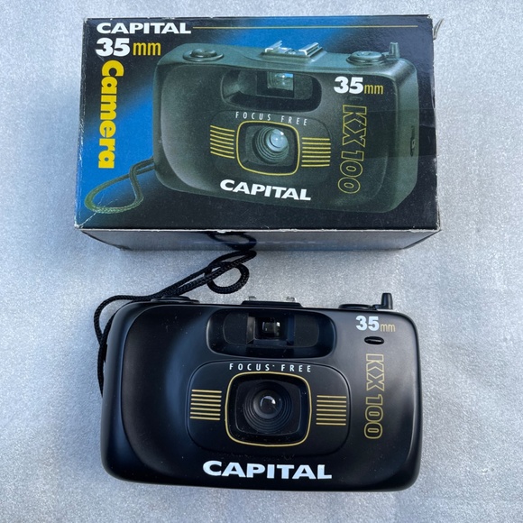 Vintage 35mm film camera - Capital KX100 Focus Free - Picture 4 of 4